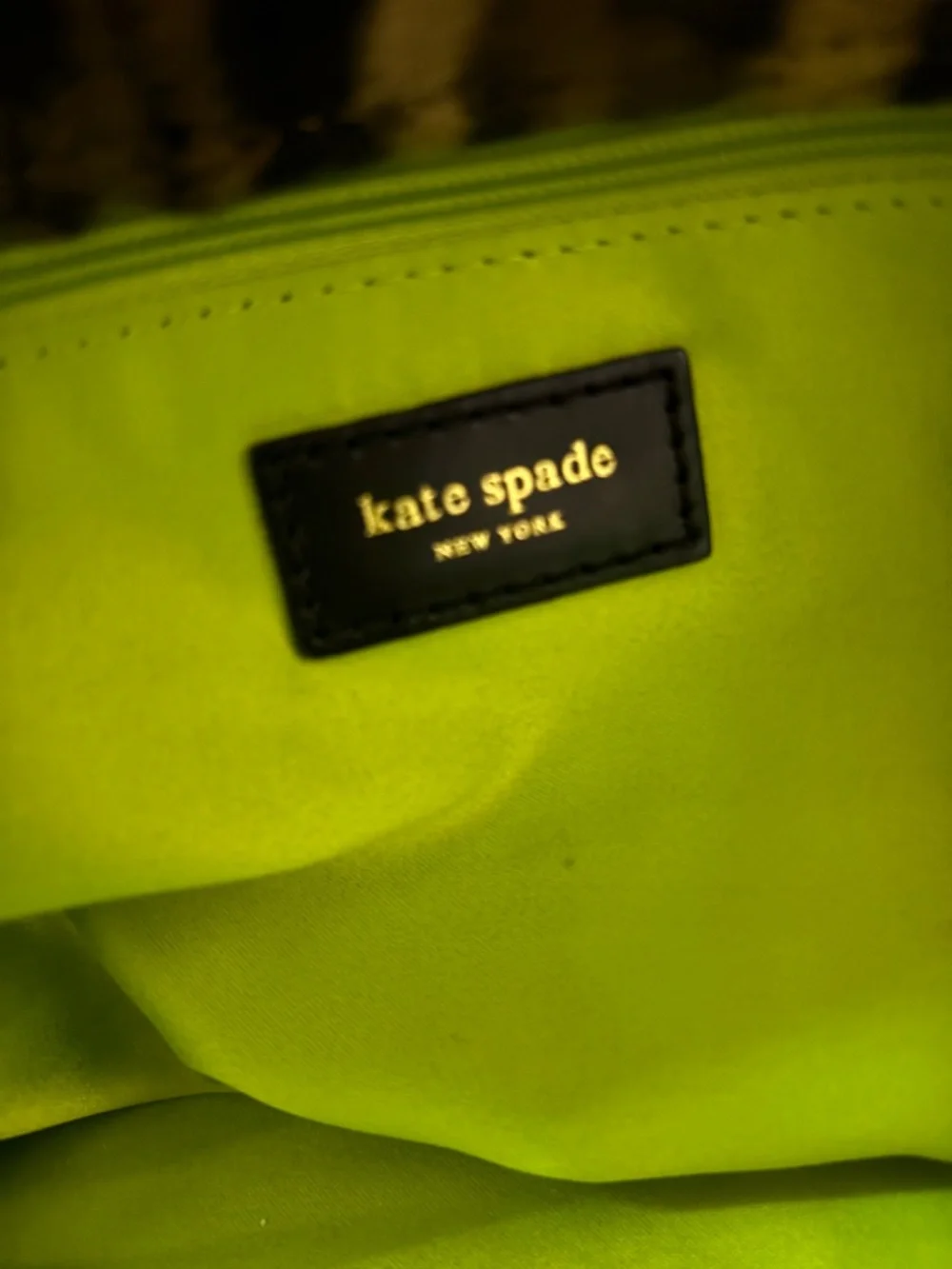 KATE SPADE CHEETAH PRINT SMALL DUFFLE